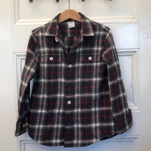 Crewcuts plaid flannel button down